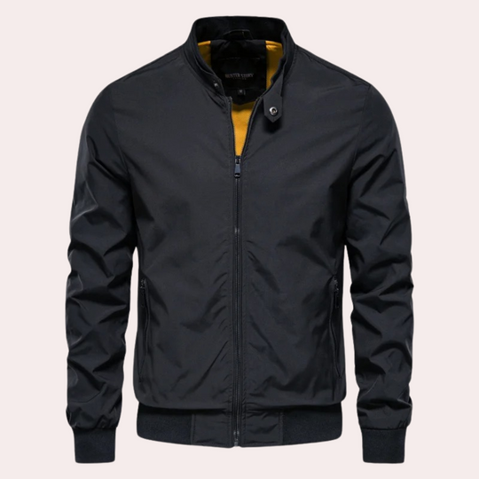 R&B | Herren Sommerjacke mit Stehkragen und Reißverschluss