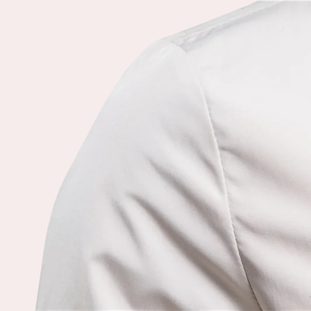 R&B | Herren Sommerjacke mit Stehkragen und Reißverschluss