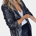 R&B | Stylischer Blazer mit Pailletten für Frauen