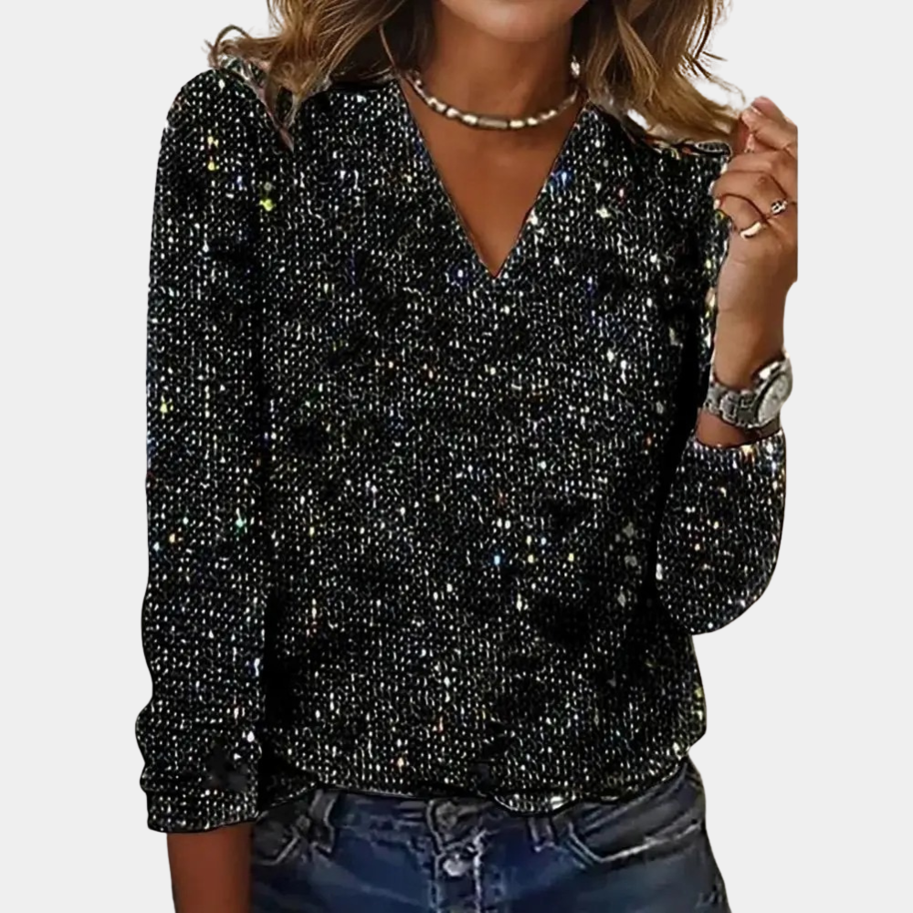 R&B | Glitzer Top Für Damen