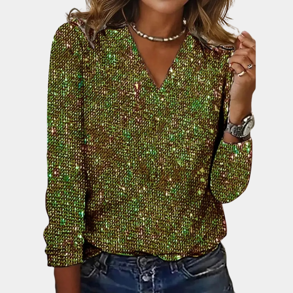 R&B | Glitzer Top Für Damen