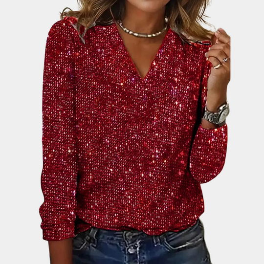 R&B | Glitzer Top Für Damen