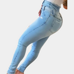 R&B | Zerrissene High Waist Jeans für Damen