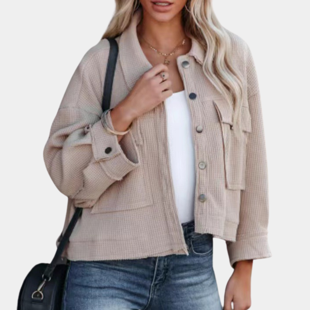 R&B | Lässige Kurze Jacke Baumwolle Leicht und Trendy