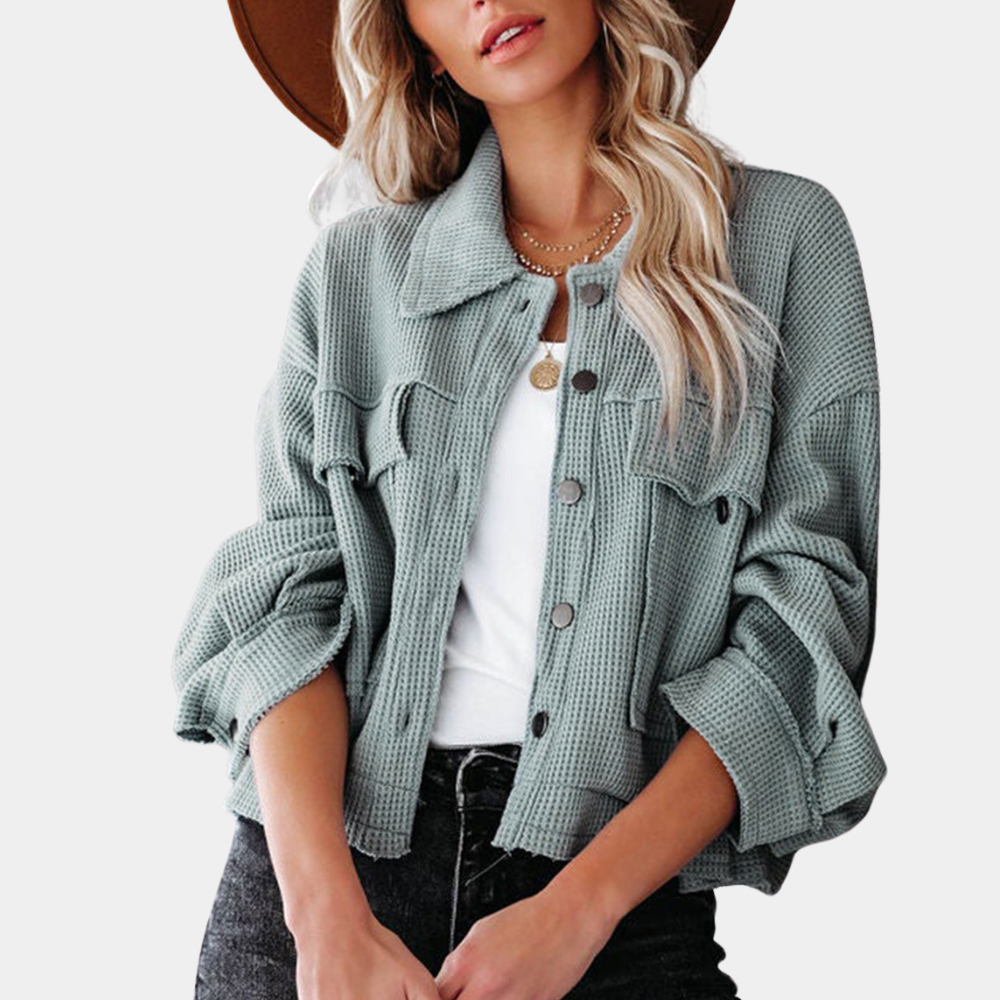 R&B | Lässige Kurze Jacke Baumwolle Leicht und Trendy