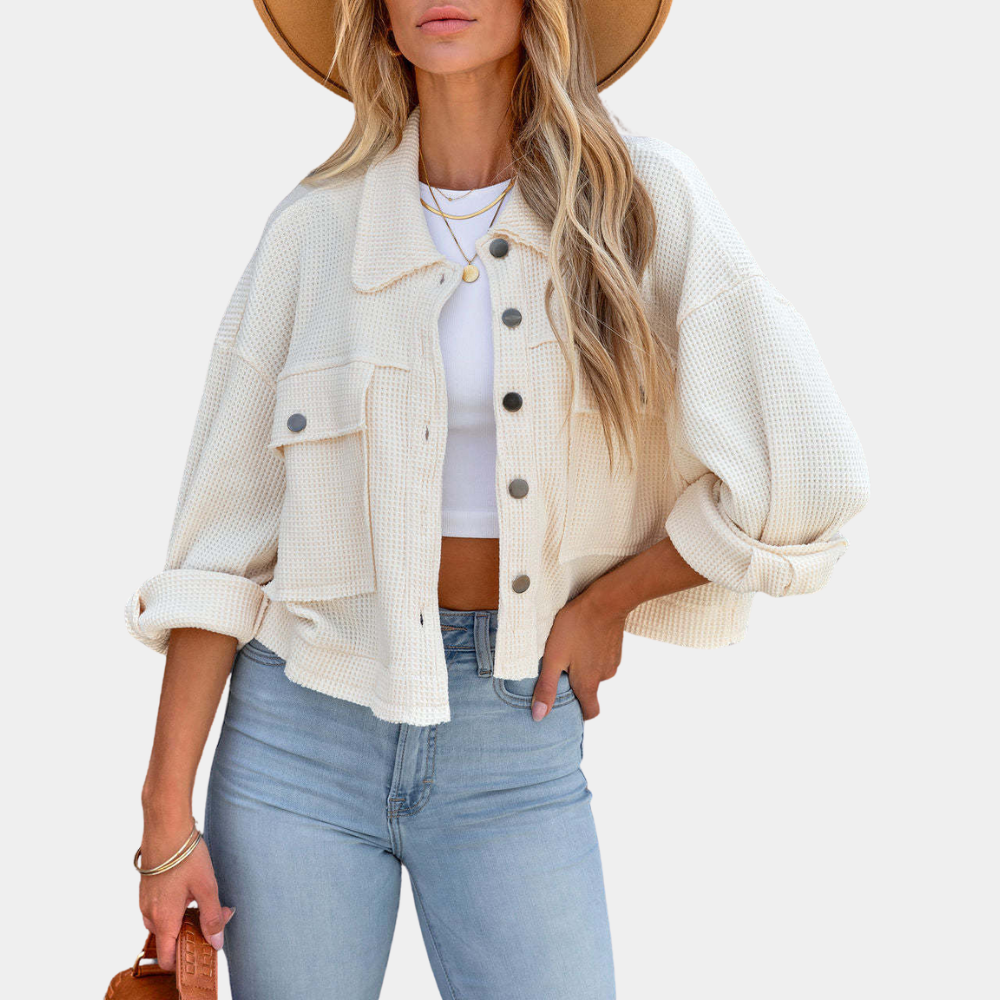 R&B | Lässige Kurze Jacke Baumwolle Leicht und Trendy