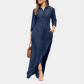R&B | Maxi Kleid mit Knöpfen