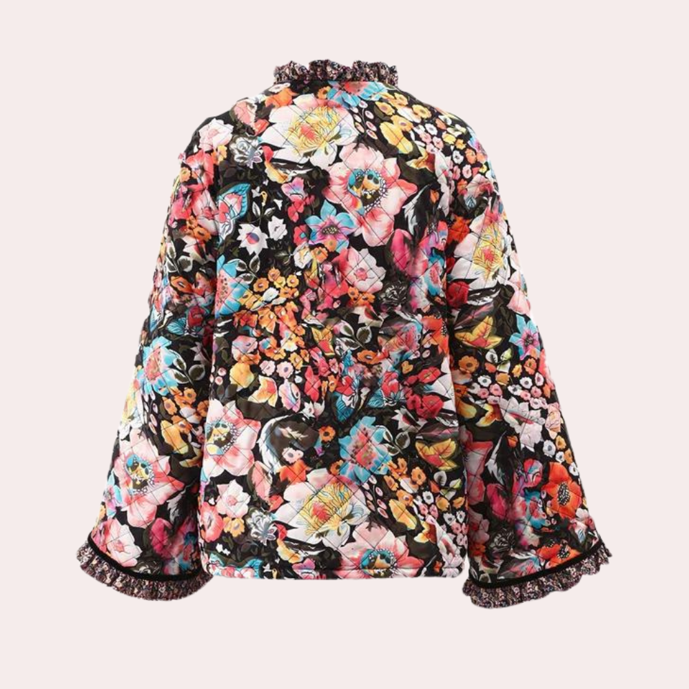 R&B | blumige Damenjacke für den Herbst