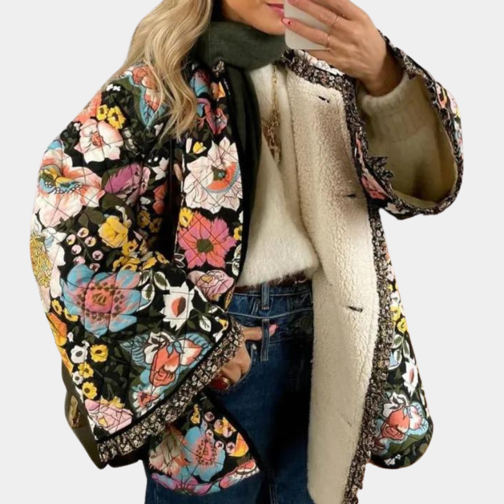 R&B | blumige Damenjacke für den Herbst