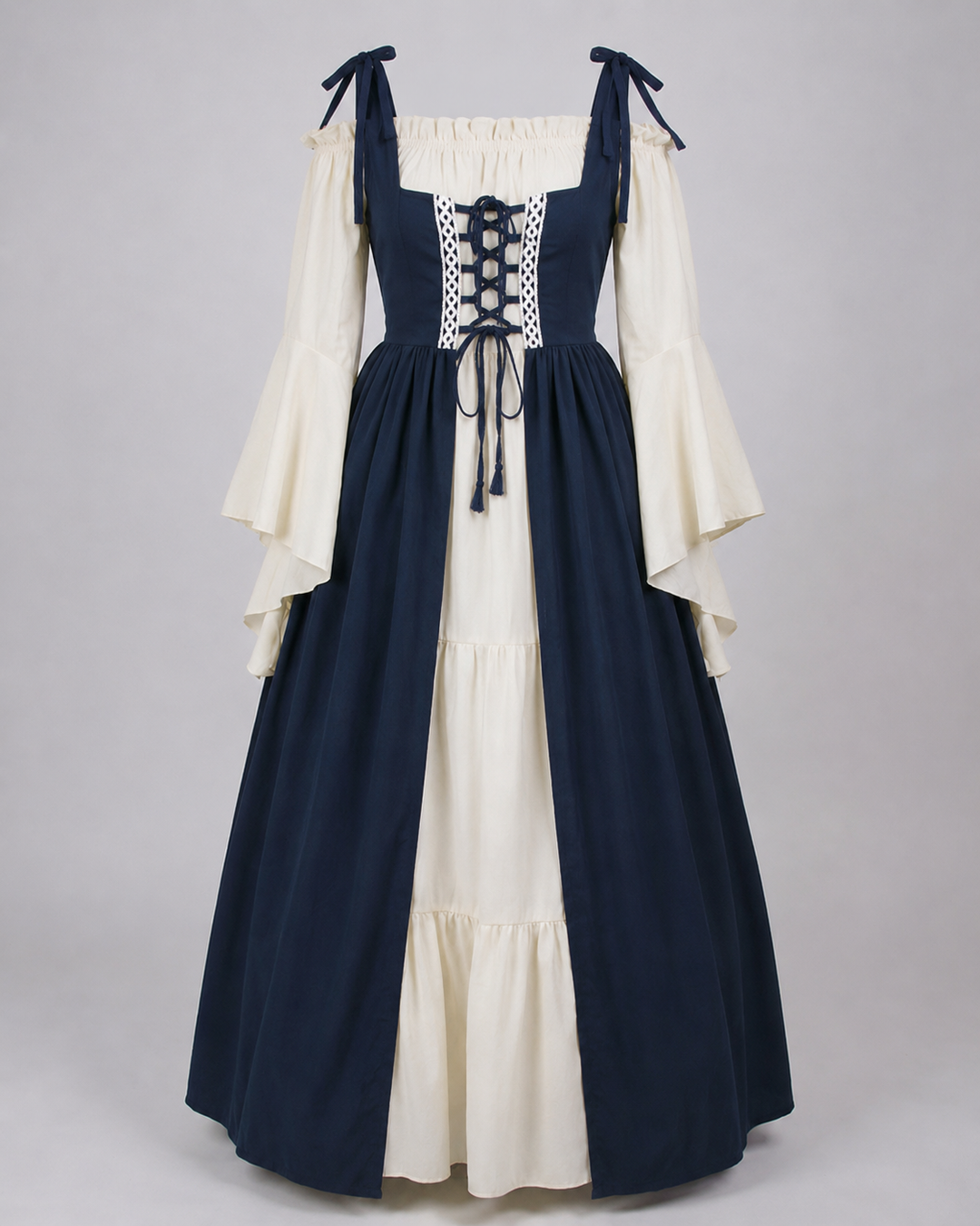 Mittelalterkleid für Damen mit Traditionellem Schnitt für Mittelalterevents | R&B
