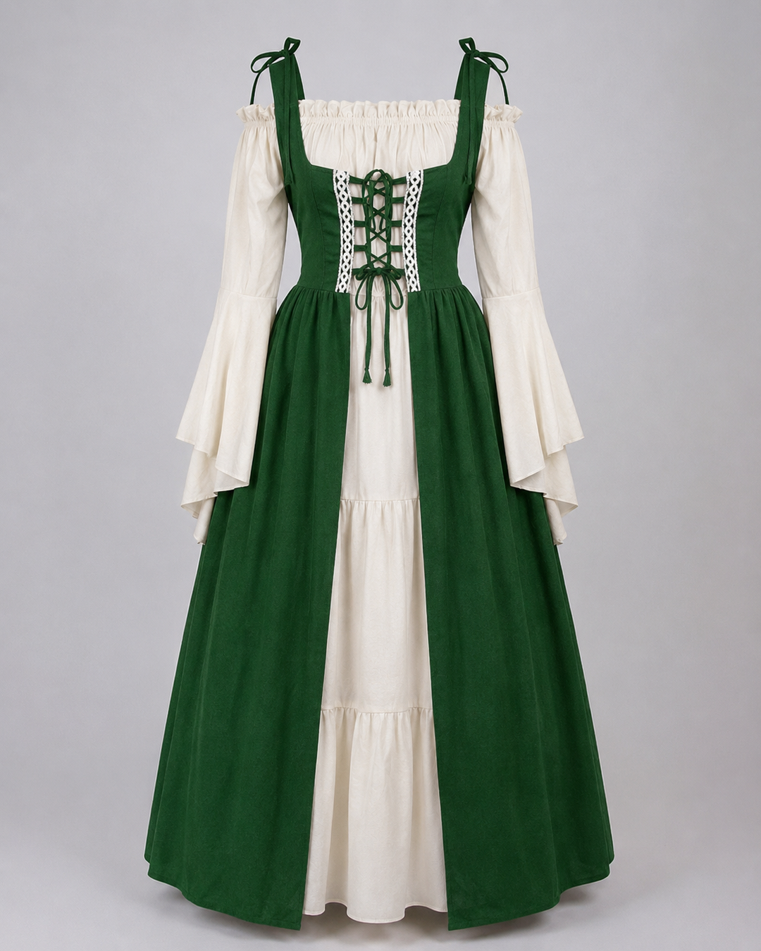 Mittelalterkleid für Damen mit Traditionellem Schnitt für Mittelalterevents | R&B