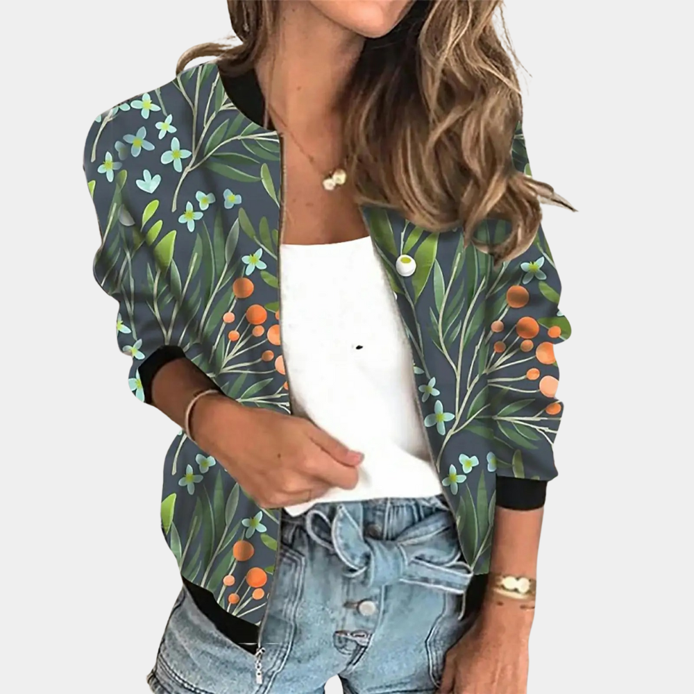 R&B | Jacke mit Druck für Damen
