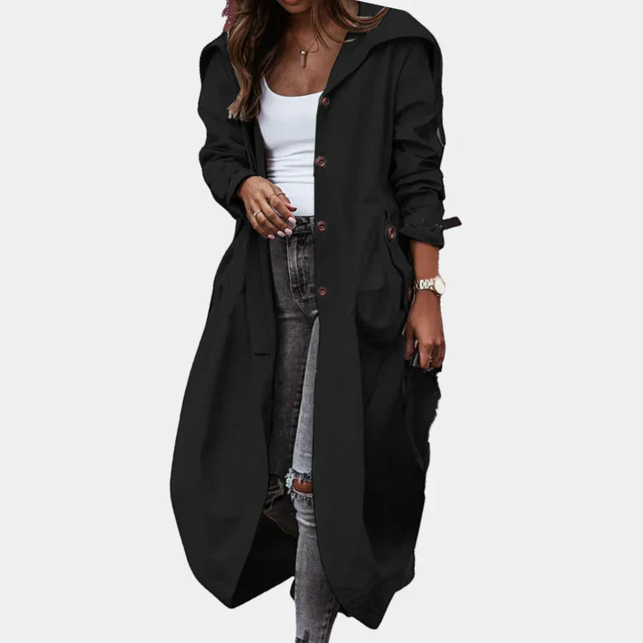 R&B | Langer Damenmantel für Einen Modischen Look