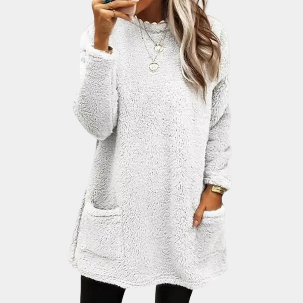 R&B | Teddy Tunika mit Taschen Polyester Weich und Warm