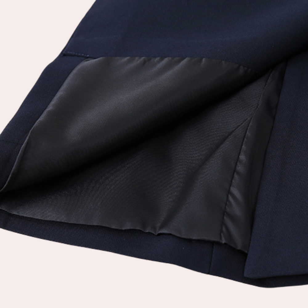 R&B | Blazer mit Doppelknopfverschluss Strukturiert Passform Zeitloses Design
