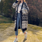 R&B | Geometrischer Mantel Herbstliche zeitlose Eleganz für Frauen