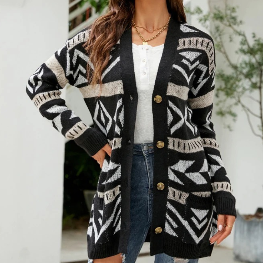 R&B | Elegante und Vielseitige Winter Strickjacke