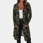 R&B | Urban Camouflagejacke mit Taschen für Frauen, perfekt für die Herbstsaison