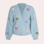 R&B | Damenjacke mit 3D Blumen – Maribel