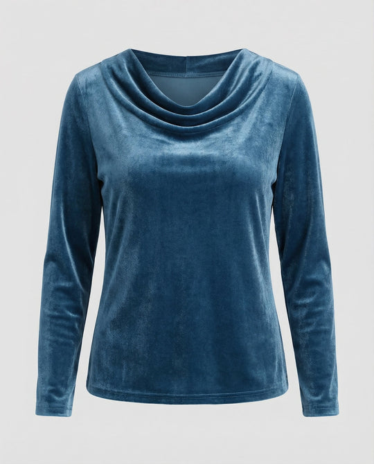 Elegantes Samtshirt Damen Lässig | R&B