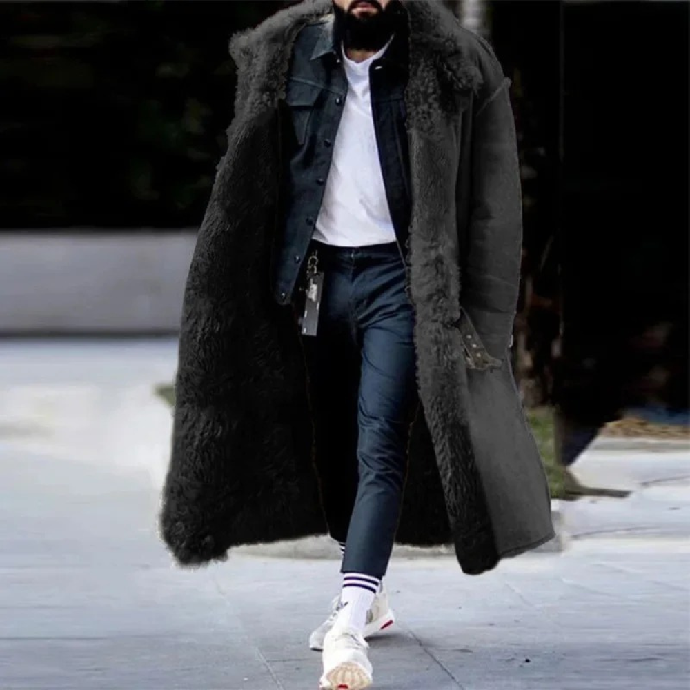 R&B | eine luxuriöse Shearling-Überjacke