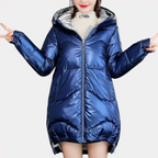 R&B | Warme Winterjacke für Damen mit Kapuze