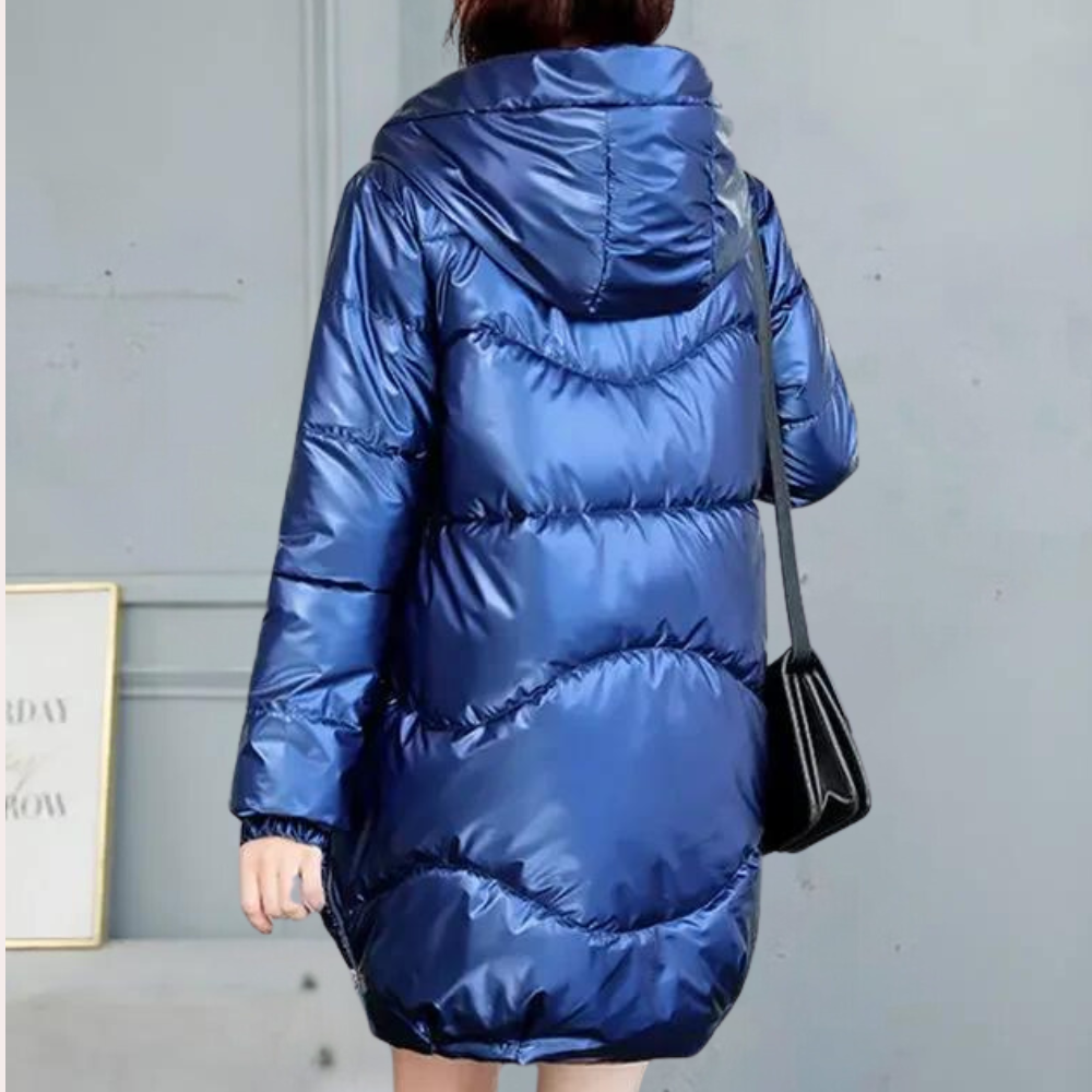 R&B | Warme Winterjacke für Damen mit Kapuze