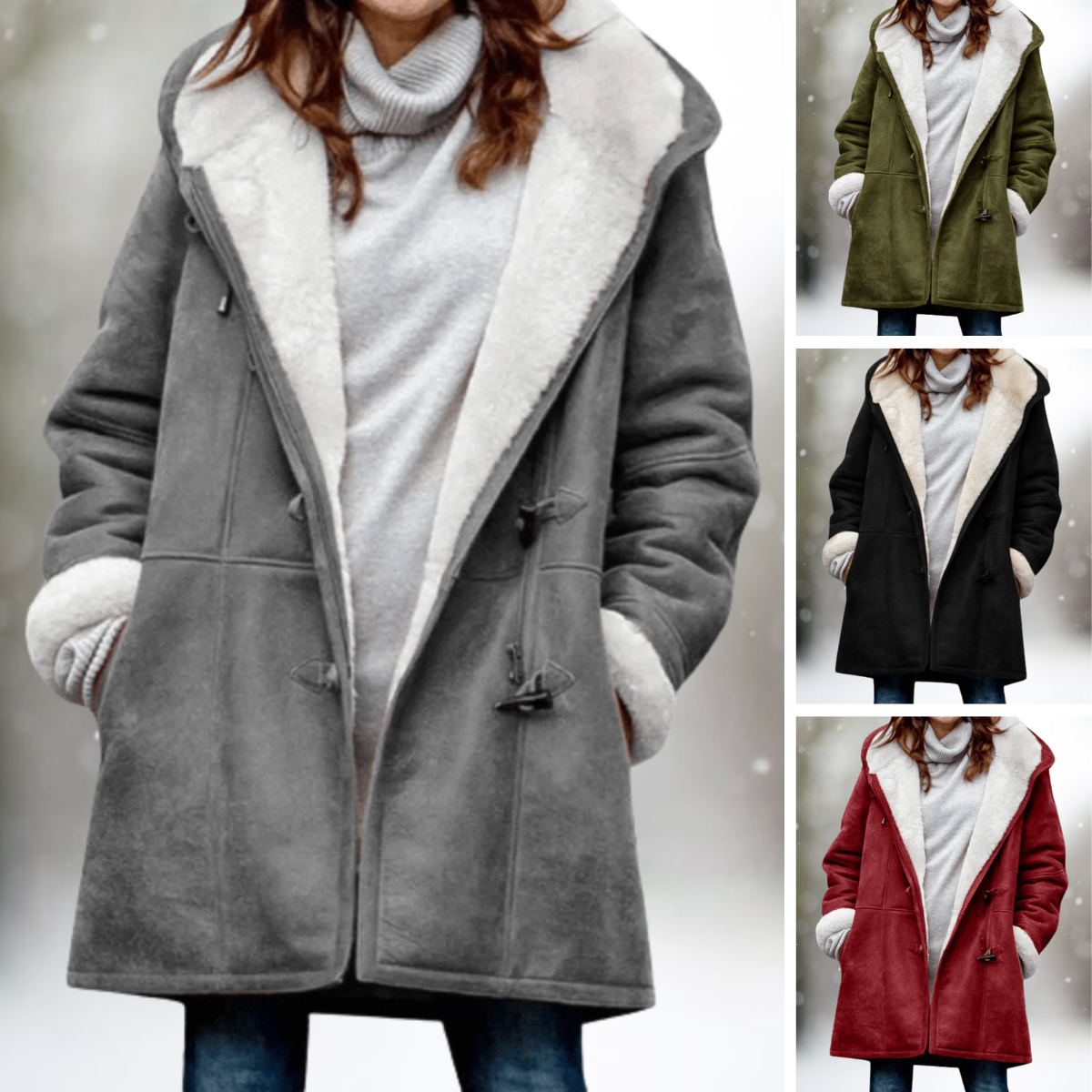 R&B | Fleece - Wildlederjacke