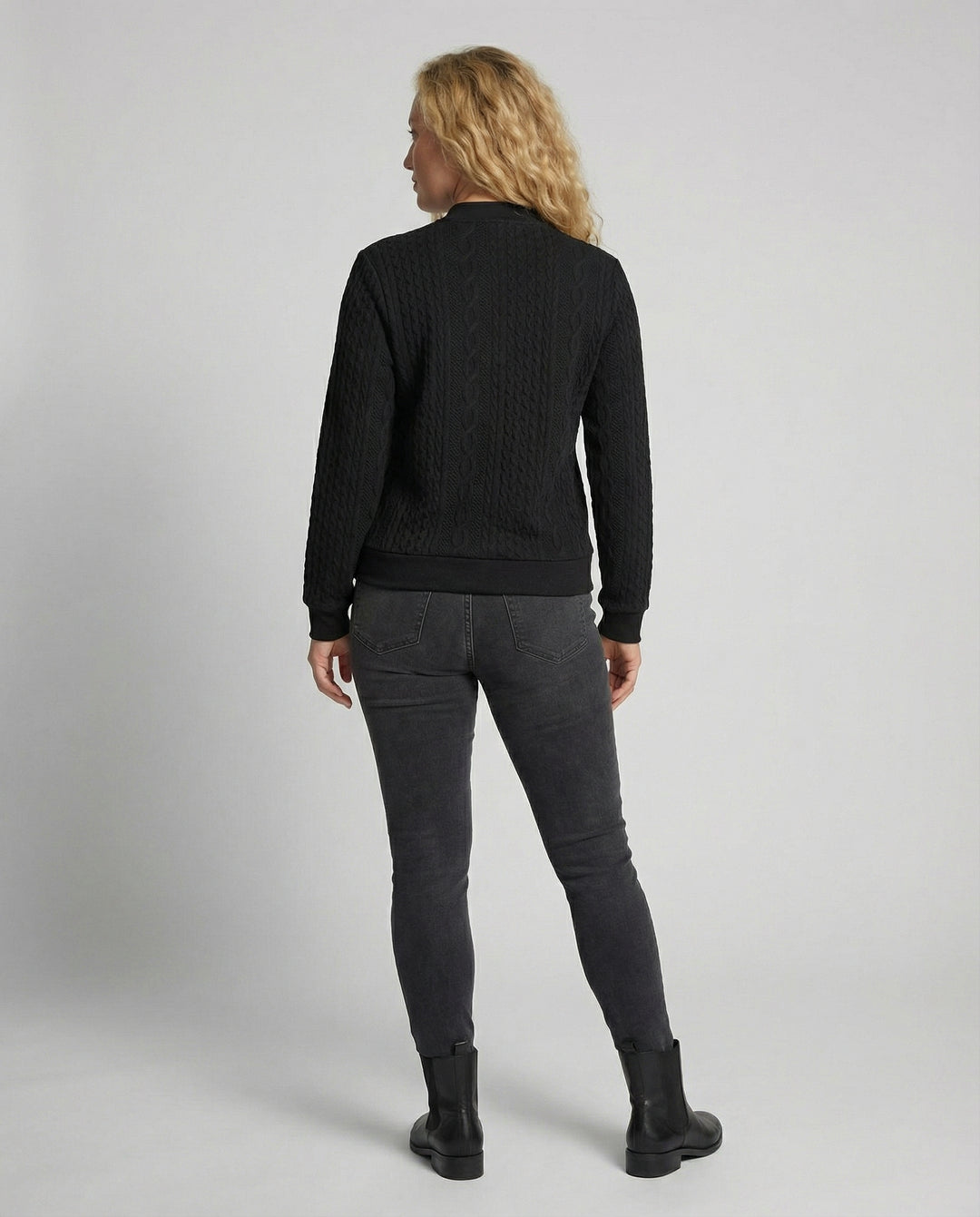 R&B | Weicher Casual-Pullover Mit Textur Für Damen