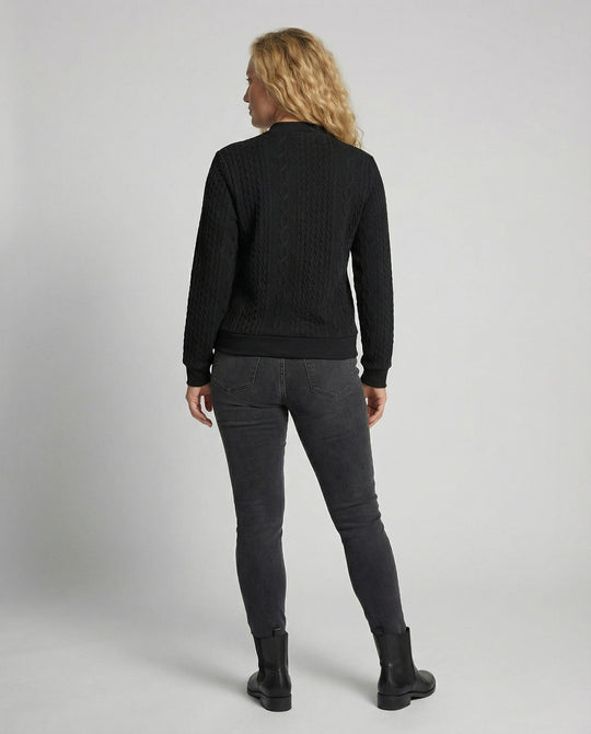 R&B | Weicher Casual-Pullover Mit Textur Für Damen