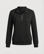 Strukturstrick Casual Pullover Damen | R&B