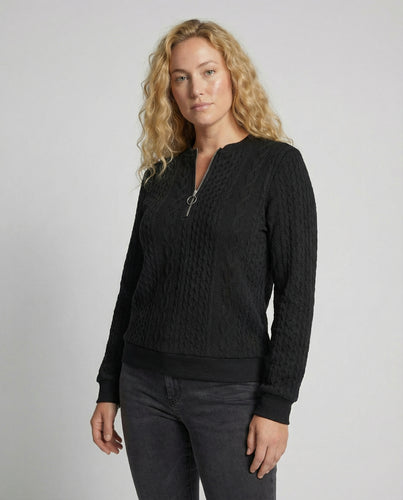 R&B | Weicher Casual-Pullover Mit Textur Für Damen