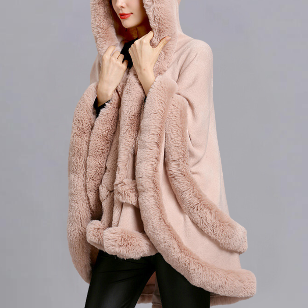 R&B | Elegante Kap Mantel für Frauen für den Winter