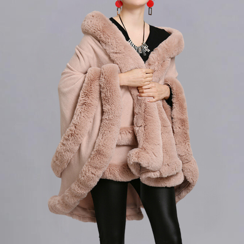 R&B | Elegante Kap Mantel für Frauen für den Winter