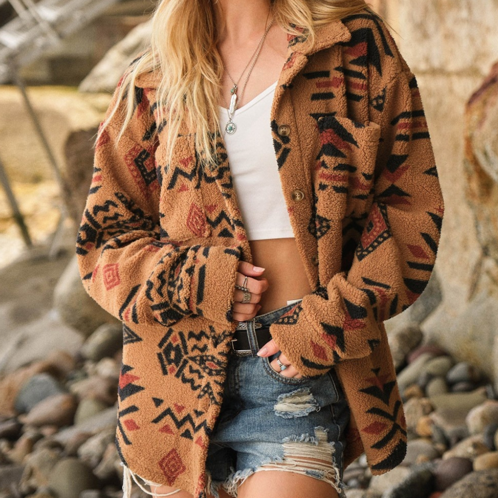 R&B | warme Jacke mit Kapuze