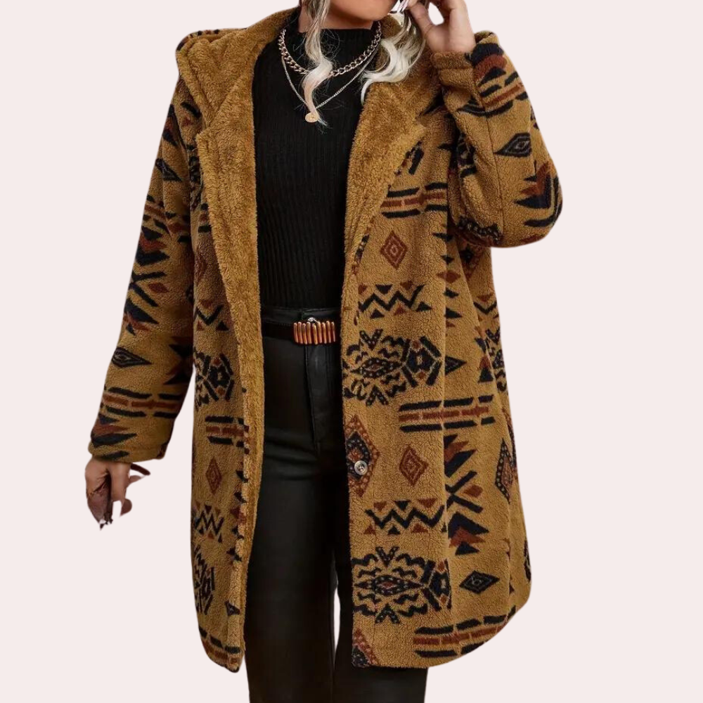 R&B | warme Jacke mit Kapuze
