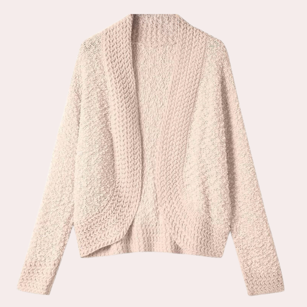 R&B | Strickcardigan Weiches Bouclé-design Lässige Passform