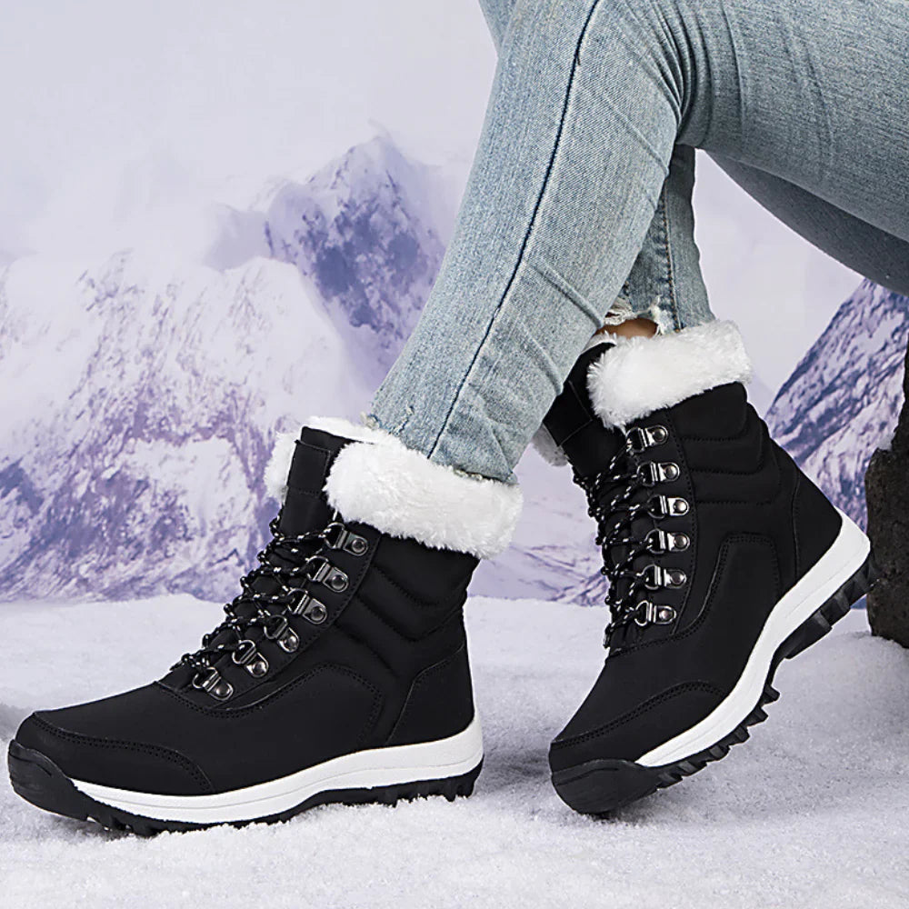 Luna Gemütliche Winterstiefel mit Pelzfutter und rutschfester Sohle R&B