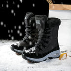 R&B | Robuste Winterstiefel mit Schnürsenkeln für Frauen