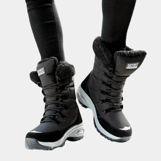 R&B | Robuste Winterstiefel mit Schnürsenkeln für Frauen