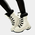 R&B | Robuste Winterstiefel mit Schnürsenkeln für Frauen