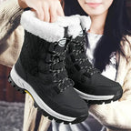R&B | mit Kunstfell gefütterte Schneestiefel für Frauen