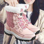 R&B | mit Kunstfell gefütterte Schneestiefel für Frauen