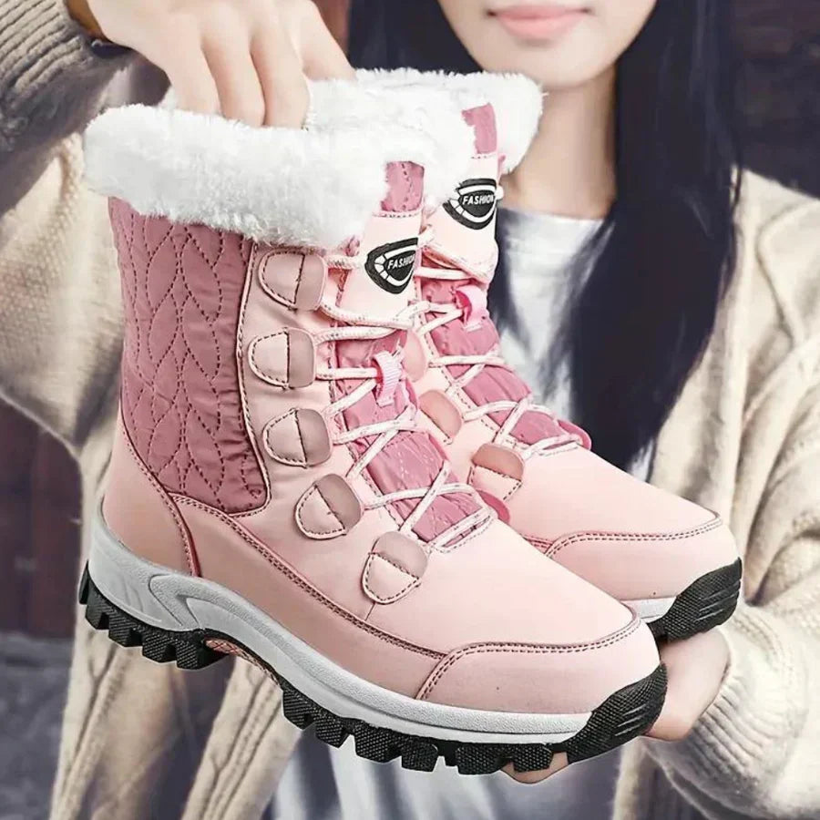 R&B | mit Kunstfell gefütterte Schneestiefel für Frauen