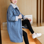 R&B | Eleganter Winter-Denimmantel für Frauen