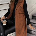 R&B | Elegante und ärmellose Herbstjacke für Frauen