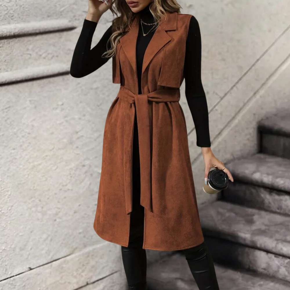 R&B | Elegante und ärmellose Herbstjacke für Frauen