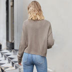 R&B | Kurze Strickjacke Strukturiertes Muster Moderne Passform