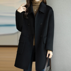 R&B | Elegante, einfarbige Winterjacke für Frauen