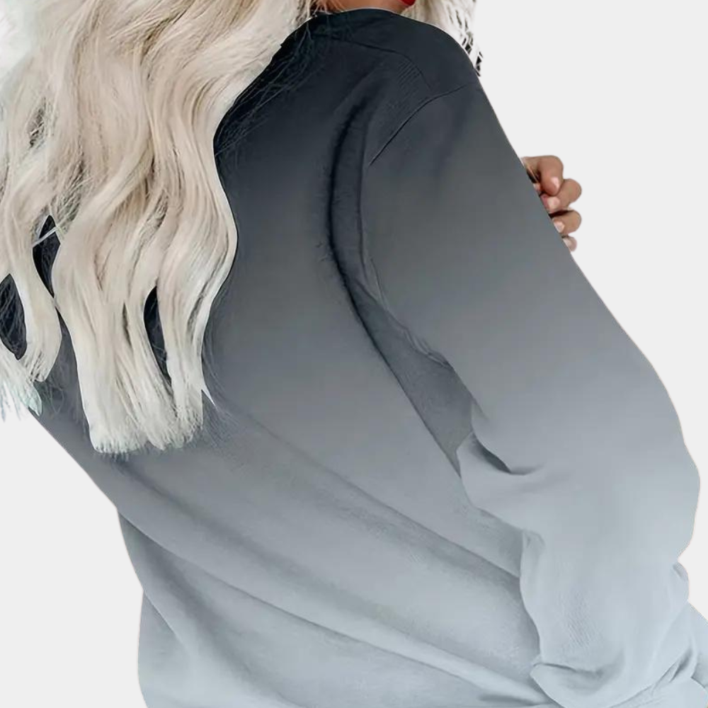 R&B | Pattern Damen Sweatshirt Stylisches, Leichtes, Ganzjahres Atmungsaktives Design